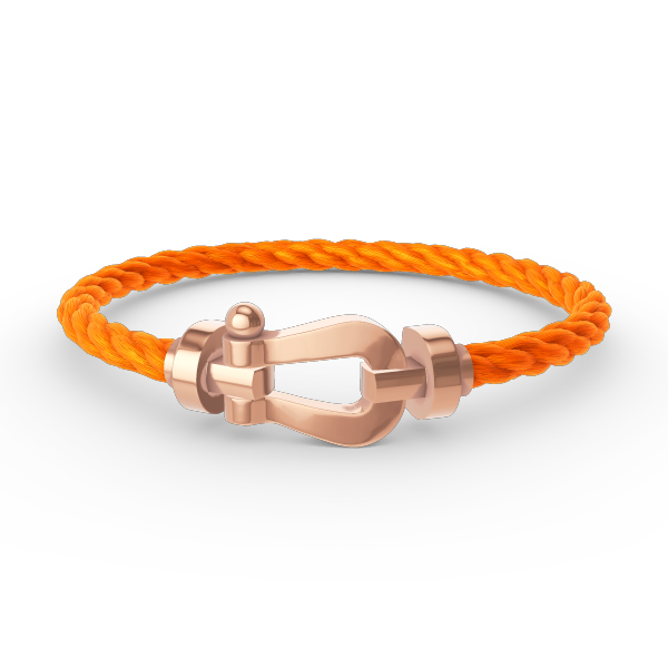 [Love Lucky]FORCE GROSSES HUFEISENARMBAND OHNE DIAMANT ROSÉGOLD