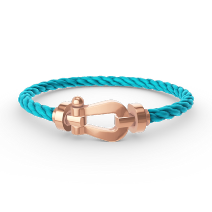 [Love Lucky]FORCE GROSSES HUFEISENARMBAND OHNE DIAMANT ROSÉGOLD
