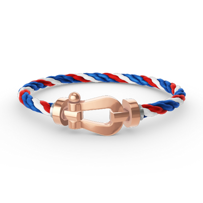 [Love Lucky]FORCE GROSSES HUFEISENARMBAND OHNE DIAMANT ROSÉGOLD