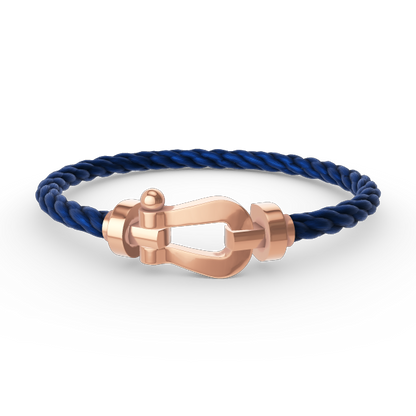 [Love Lucky]FORCE GROSSES HUFEISENARMBAND OHNE DIAMANT ROSÉGOLD