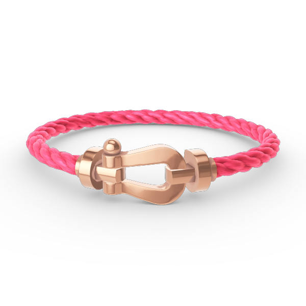 [Love Lucky]FORCE GROSSES HUFEISENARMBAND OHNE DIAMANT ROSÉGOLD