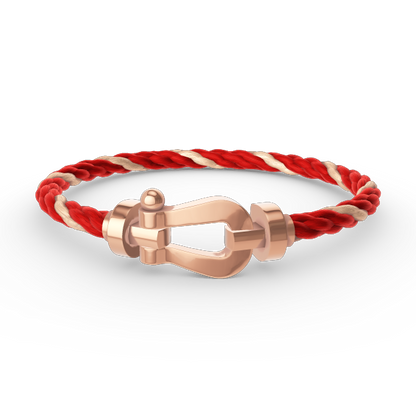 [Love Lucky]FORCE GROSSES HUFEISENARMBAND OHNE DIAMANT ROSÉGOLD