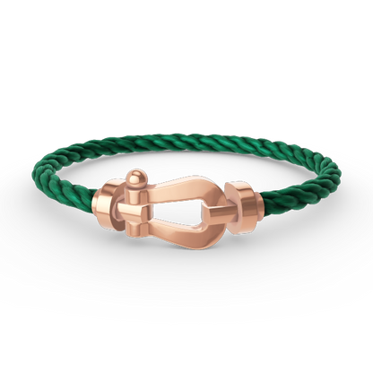 [Love Lucky]FORCE GROSSES HUFEISENARMBAND OHNE DIAMANT ROSÉGOLD