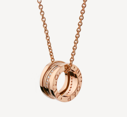 [Love Lucky]ZERO 1 ROSA GOLD DIAMANT HALSKETTE