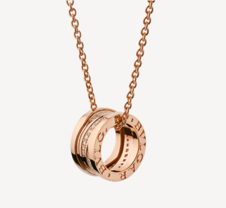 [Love Lucky]ZERO 1 ROSA GOLD DIAMANT HALSKETTE