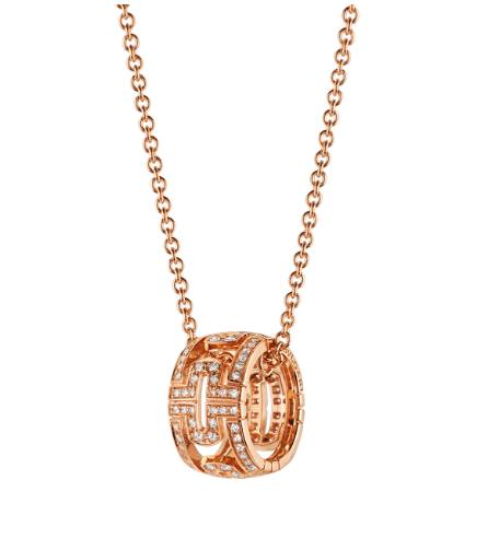 [Love Lucky] PARENTESI HALSKETTE ROSA GOLD DIAMANT