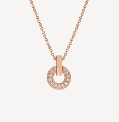 [Love Lucky]GARI HALSKETTE ROSA GOLD DIAMANT