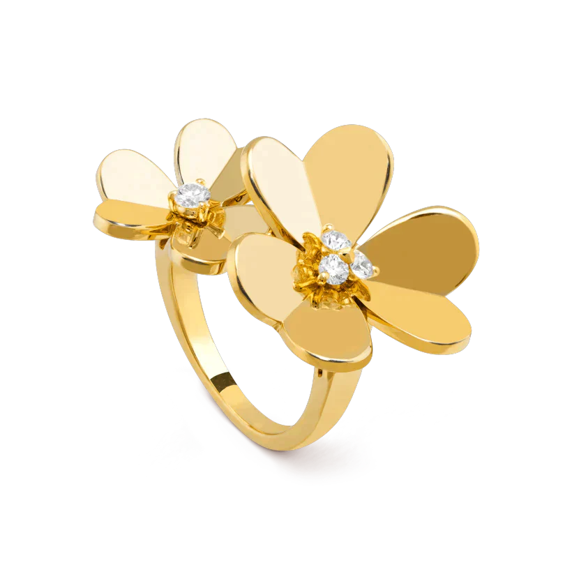 [Love Lucky]CLOVER COMOS GOLD DIAMOND RING