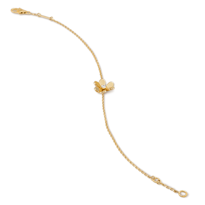 [Love Lucky]FRIVOLE GOLD BLUMENARMBAND