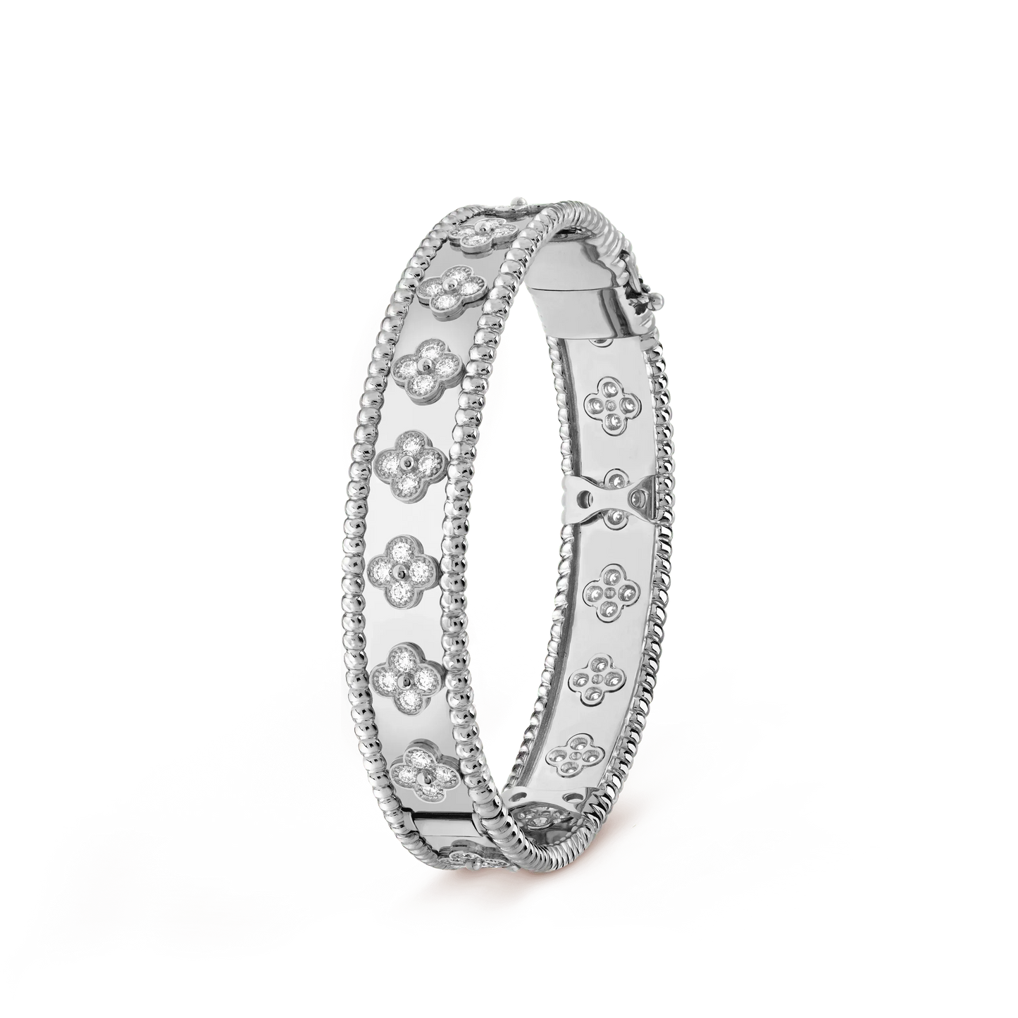 [Love Lucky]CLOVER ARMBAND 8MM DIAMANTEN