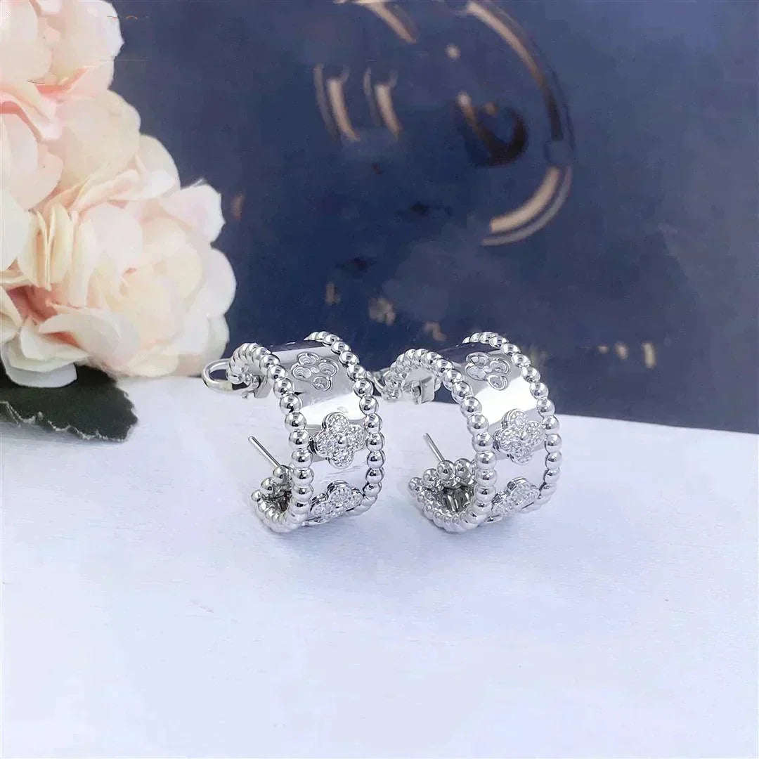 [Love Lucky]PERLEE DIAMANT-OHRRINGE