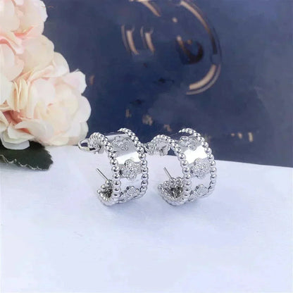 [Love Lucky]PERLEE DIAMANT-OHRRINGE