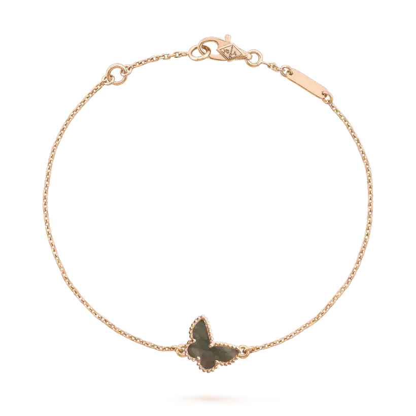 [Love Lucky] Schmetterling Onyx Schmetterling Armband