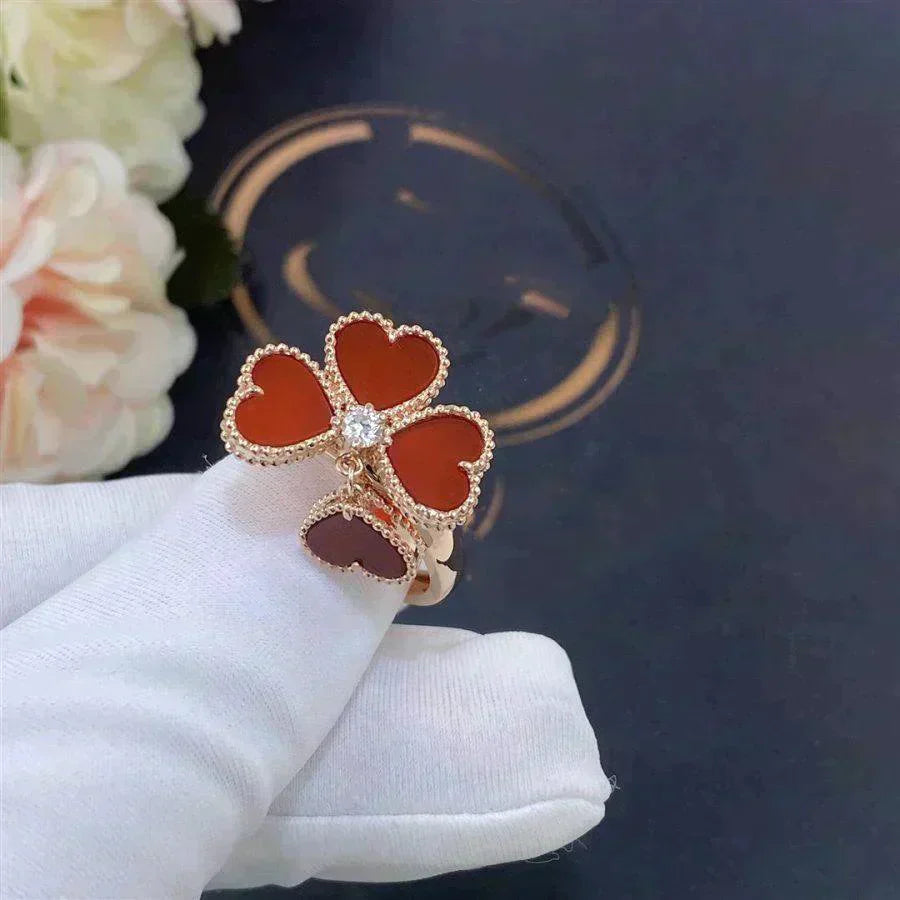 [Love Lucky]Süßklee-Karneol-Ring