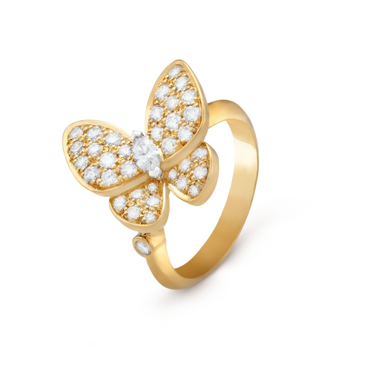 [Love Lucky]BUTTERFLY DIAMOND RING