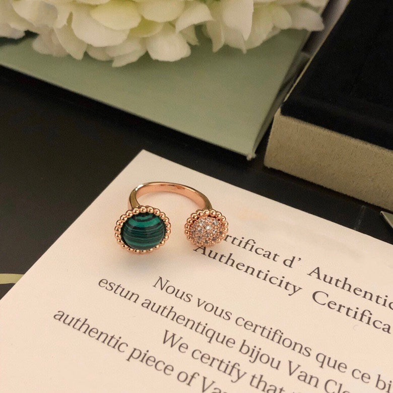 [Love Lucky]PERLEE COULEURS DIAMOND ROSE GOLD BETWEEN THE FINGER RING