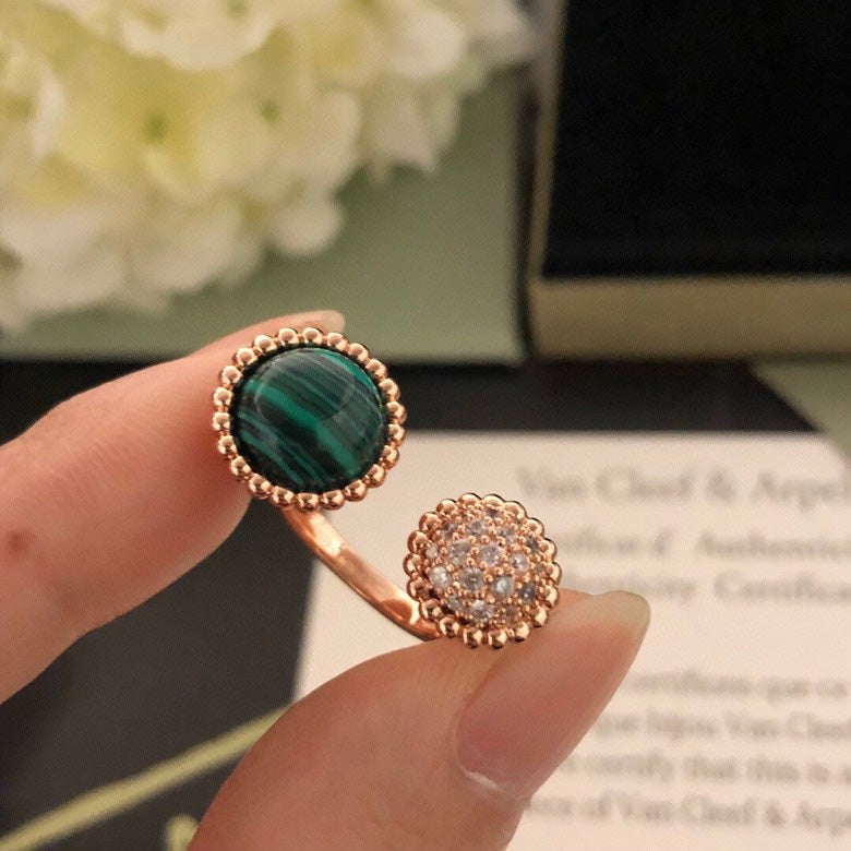 [Love Lucky]PERLEE COULEURS DIAMOND ROSE GOLD BETWEEN THE FINGER RING