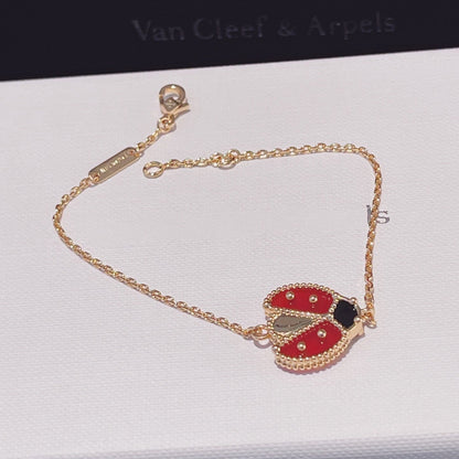 [Love Lucky] Armband aus Roségold mit Motiv „Lucky Spring“
