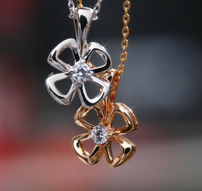 [Love Lucky]FIOREVER HALSKETTE DIAMANT-ZENTRUM