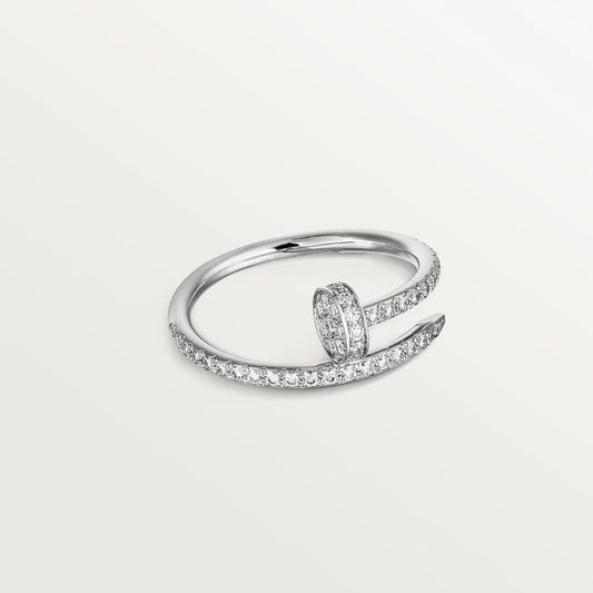 [ラブラッキー]ジャステリング 1.8MM シルバー ダイヤモンド
