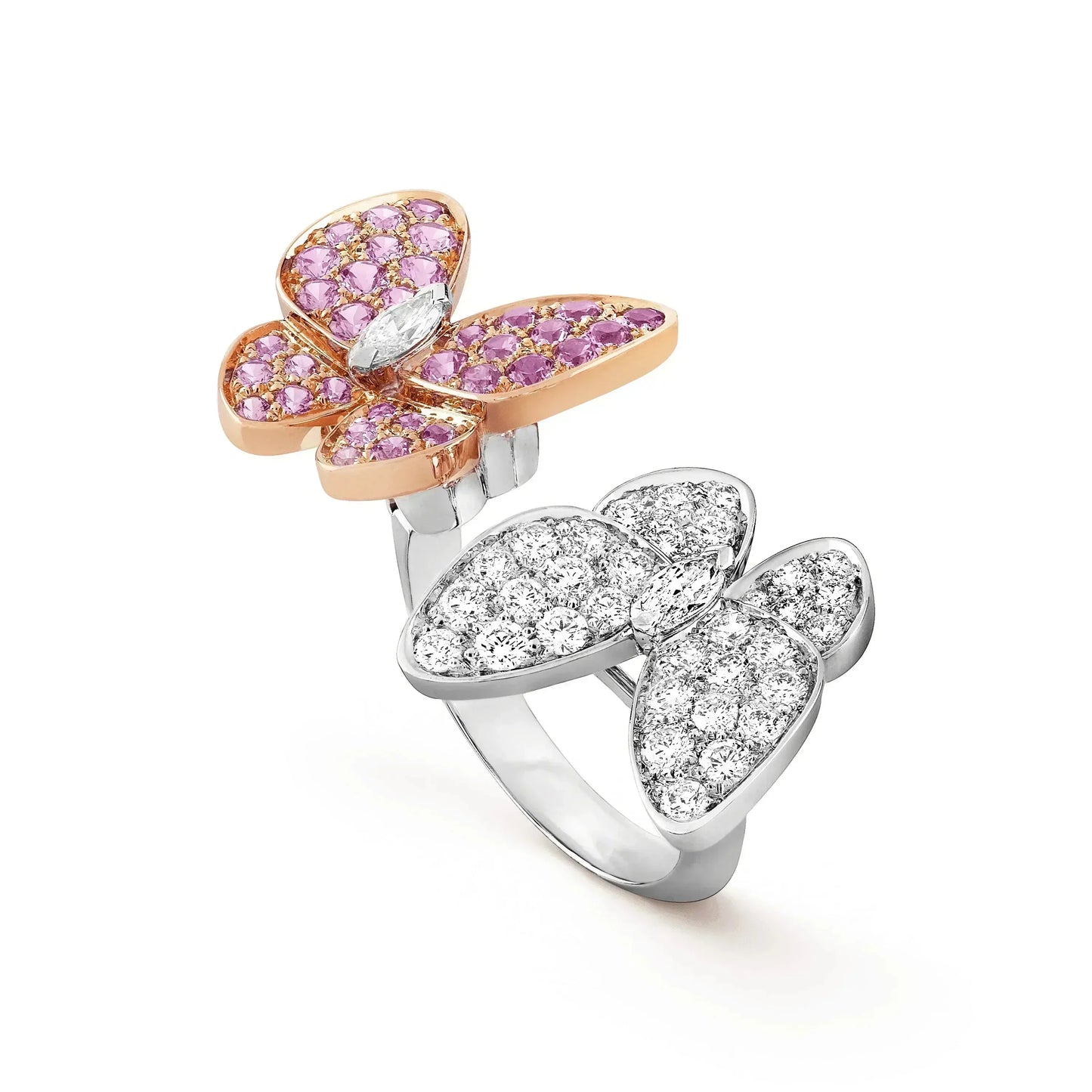 [Love Lucky]TWIN BUTTERFLY DIAMOND RING